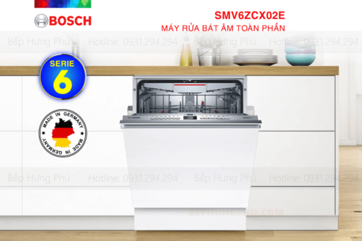 Máy rửa bát Bosch SMV6ZCX02E