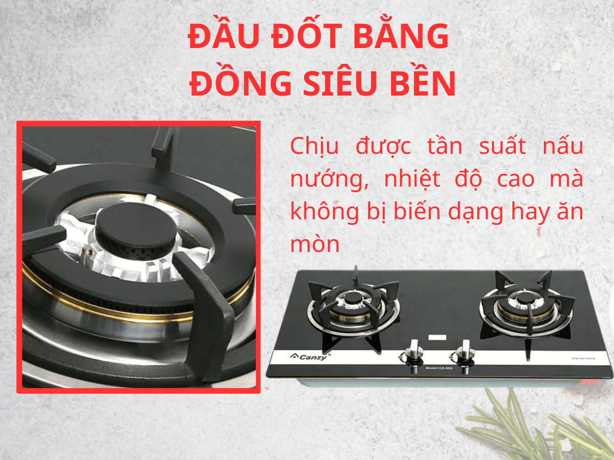 bếp gas canzy cz 862