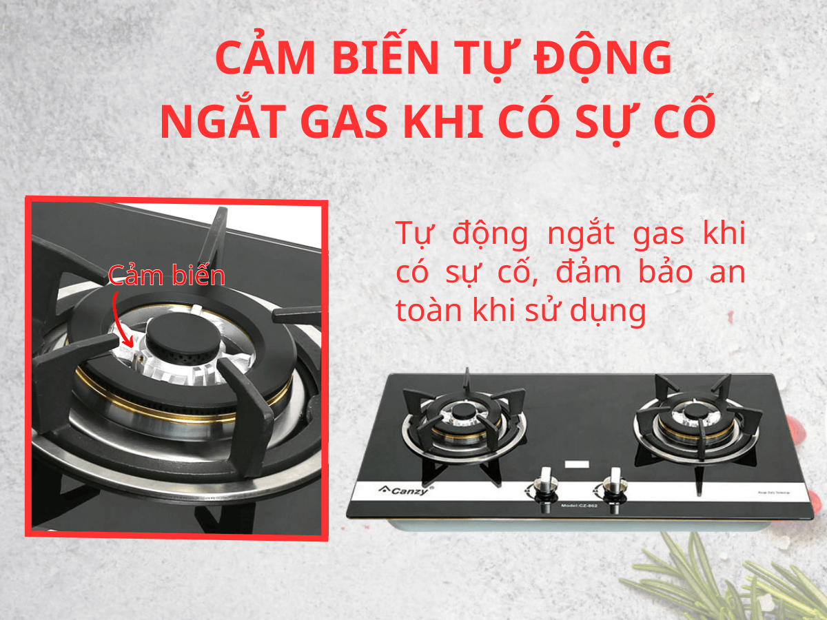 bếp gas canzy cz 862