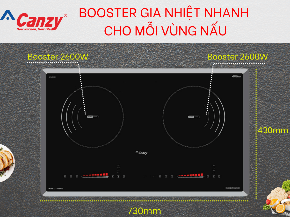 Bếp từ Canzy CZ 6699 PLUS