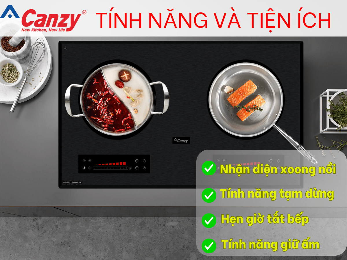 Bếp từ Canzy CZ 6868 PLUS