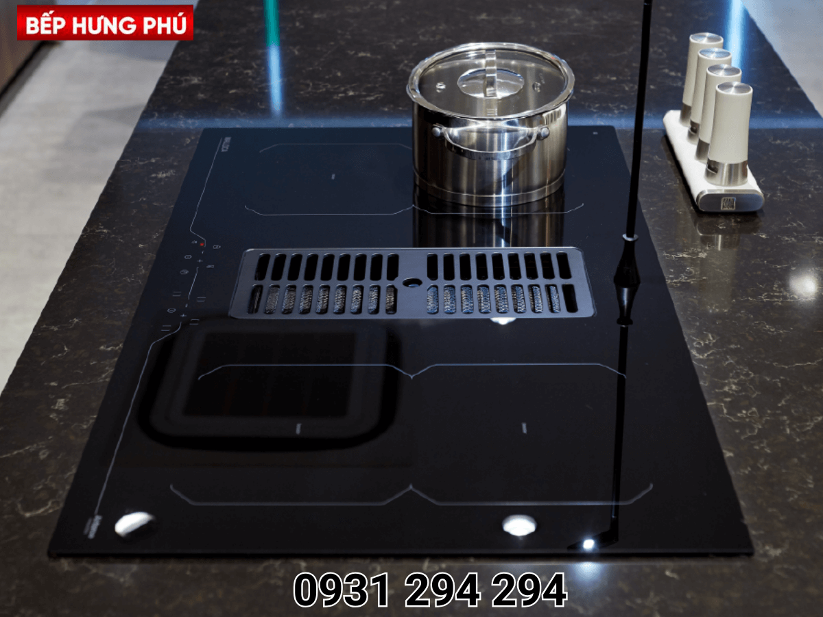 bếp từ kết hợp hút mùi Malloca HIH-864