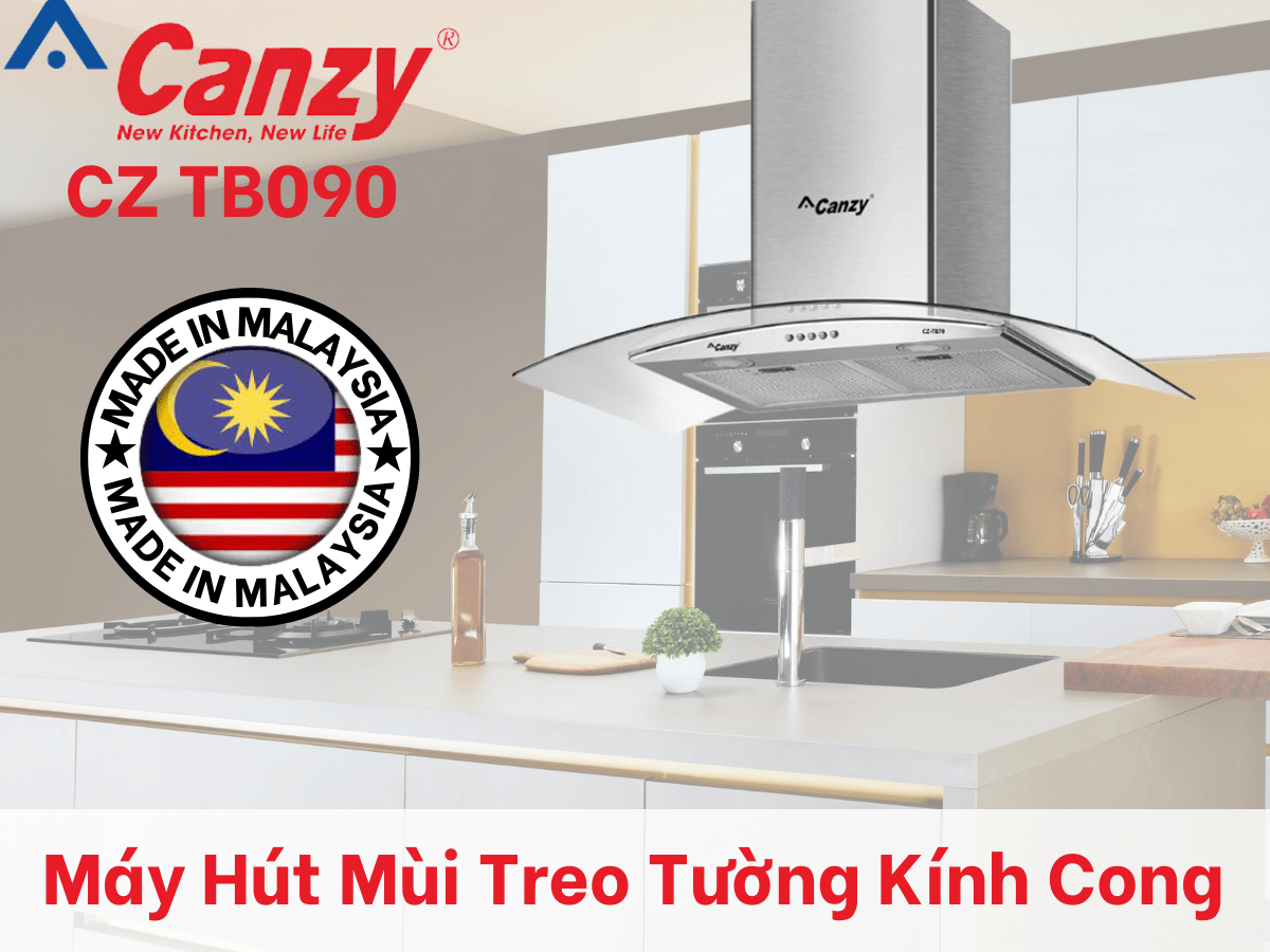 Máy hút mùi gắn tường Canzy CZ TB090