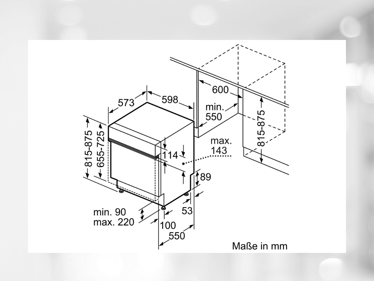 máy rửa bát âm bán phần bosch smu6zcs52s