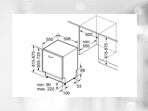 Máy rửa bát âm toàn phần Bosch SMV4EVX10E