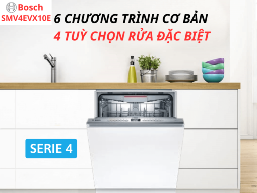 Máy rửa bát âm toàn phần Bosch SMV4EVX10E