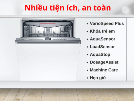 Máy rửa bát âm toàn phần Bosch SMV4EVX10E