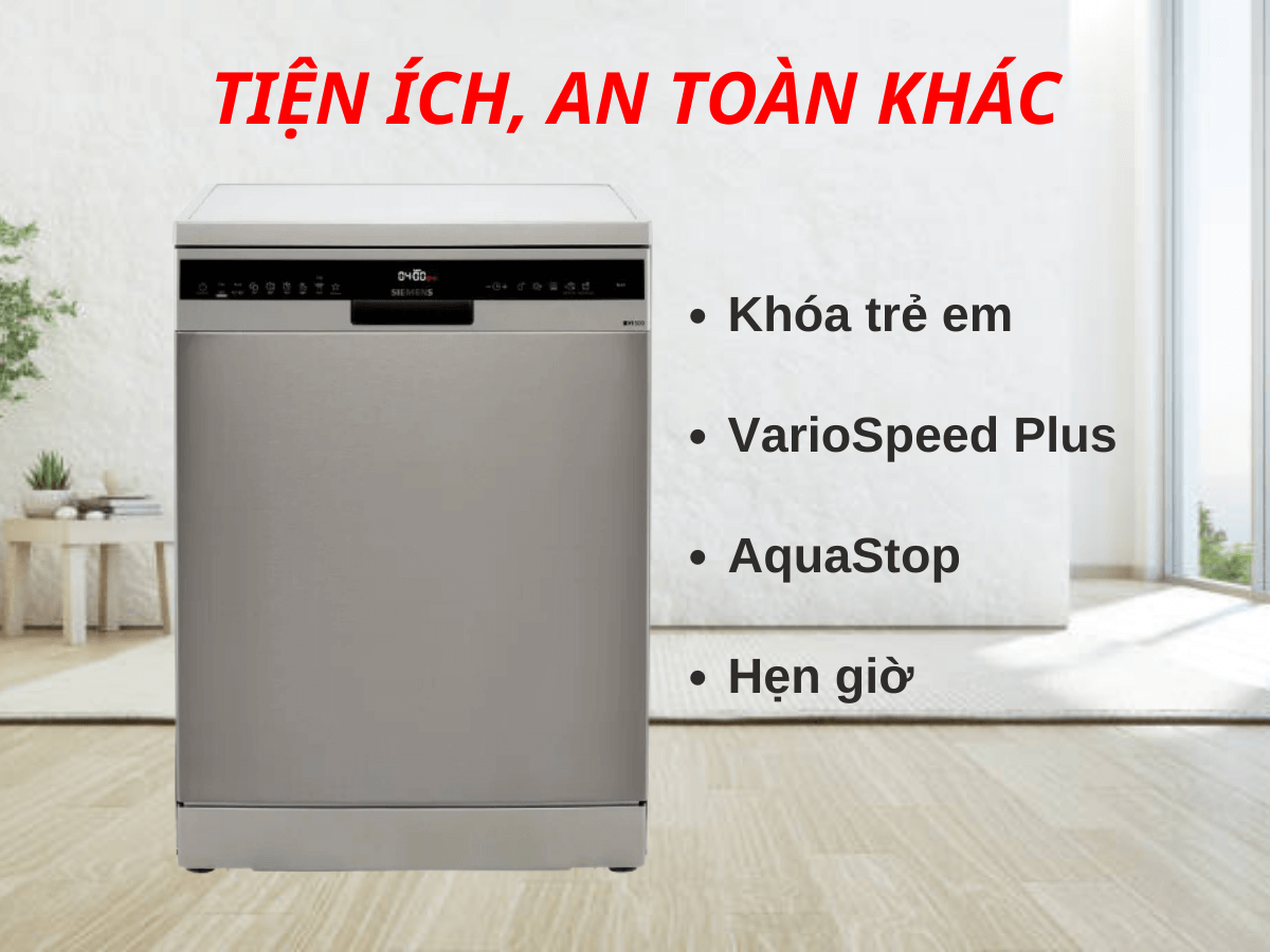 Máy rửa bát Siemens SN25ZI49CE