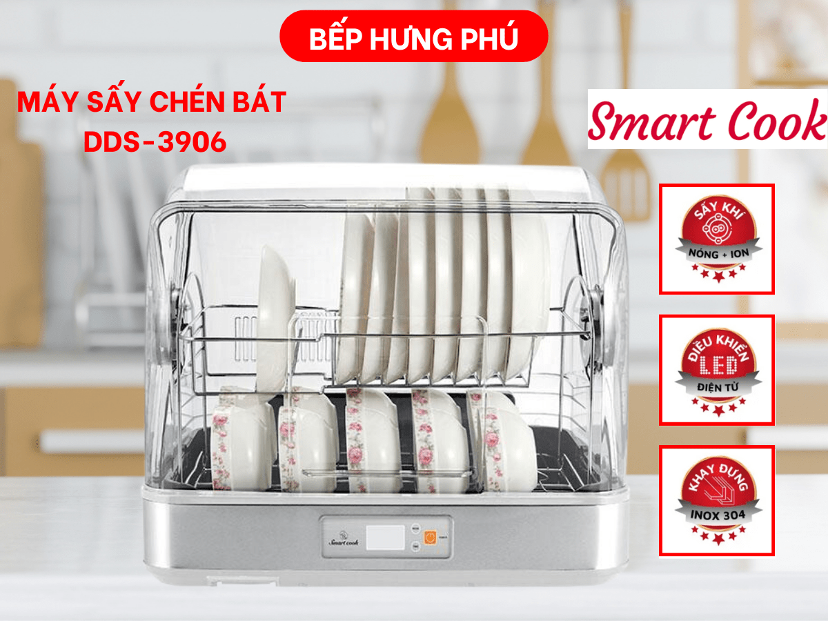 Máy sấy chén bát Elmich Smartcook DDS-3906