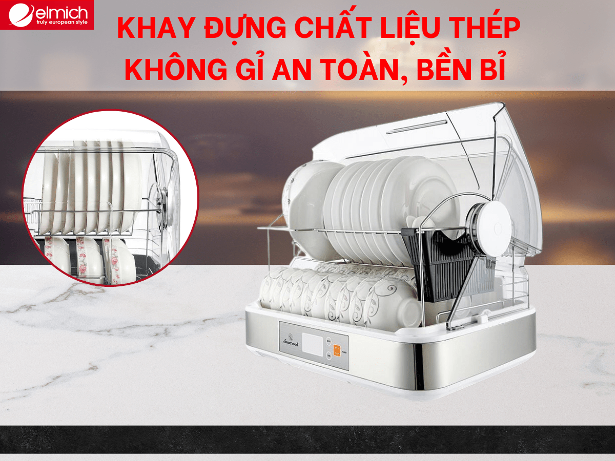 Máy sấy chén bát Elmich Smartcook DDS-3906