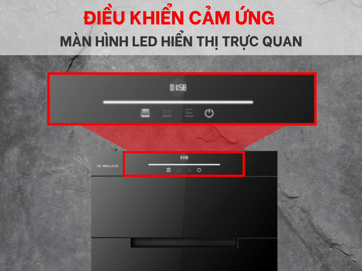 Máy sấy chén bát Malloca MSC-1005