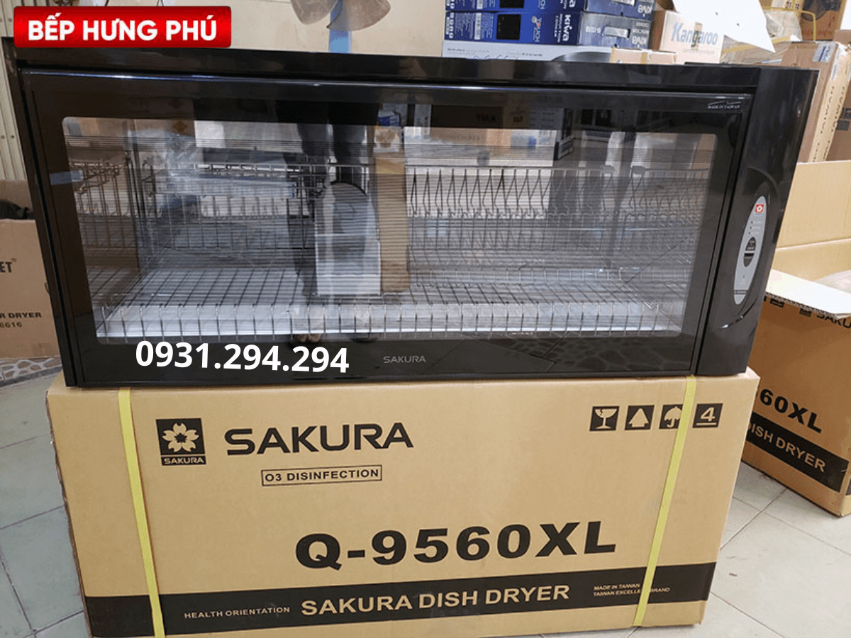 máy sấy chén bát Sakura Q-9560XL