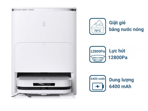 robot ecovacs deebot x5 pro omni (trắng) (1)