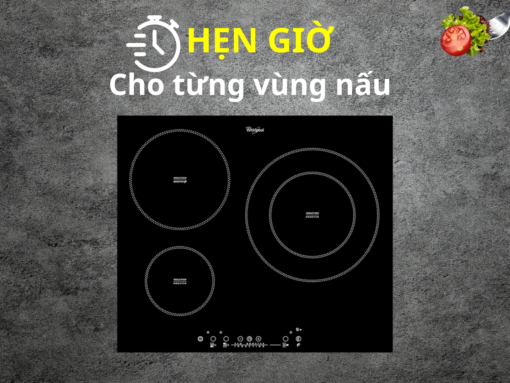 hẹn giờ bếp từ whirlpool acm865_ba Bếp từ Whirlpool ACM865/BA