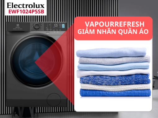 Công nghệ VapourRefresh giảm nhăn và làm mới quần áo