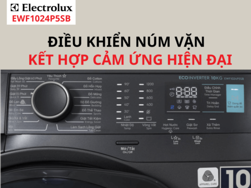 Điều khiển núm vặn kết hợp cảm ứng, màn hình LED