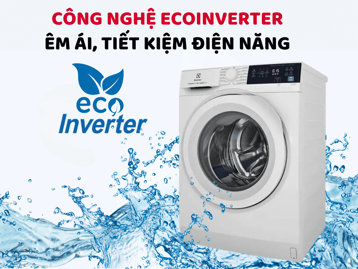 Động cơ EcoInverter êm ái, tiết kiệm điện năng