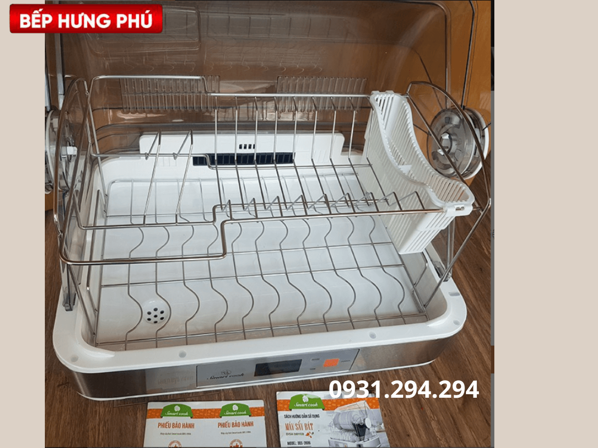 Máy sấy chén bát Elmich Smartcook DDS-3906 làm bằng chất liệu Inox cao cấp