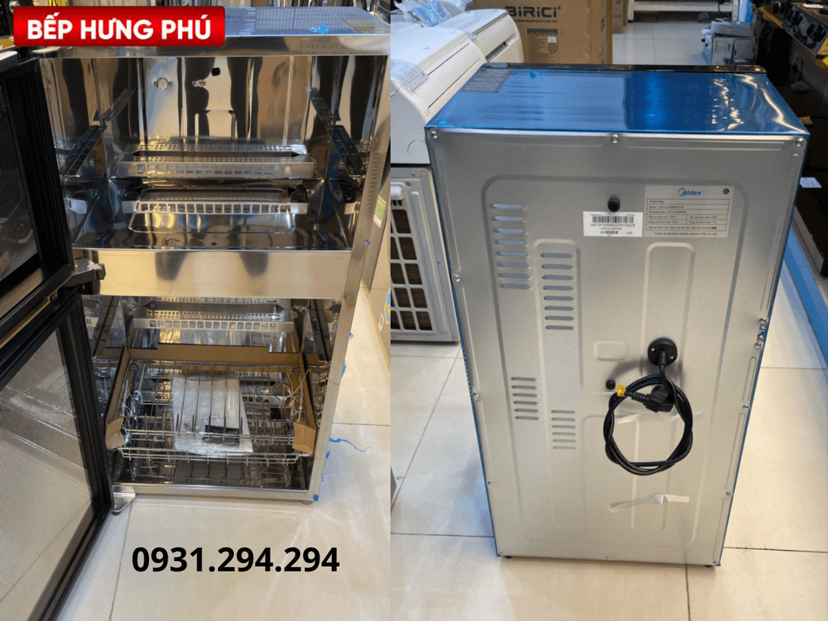 máy sấy chén bát Midea MXV-ZLP80XC65-R