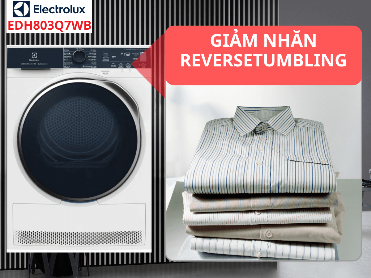 Máy sấy quần áo Electrolux EDH803Q7WB