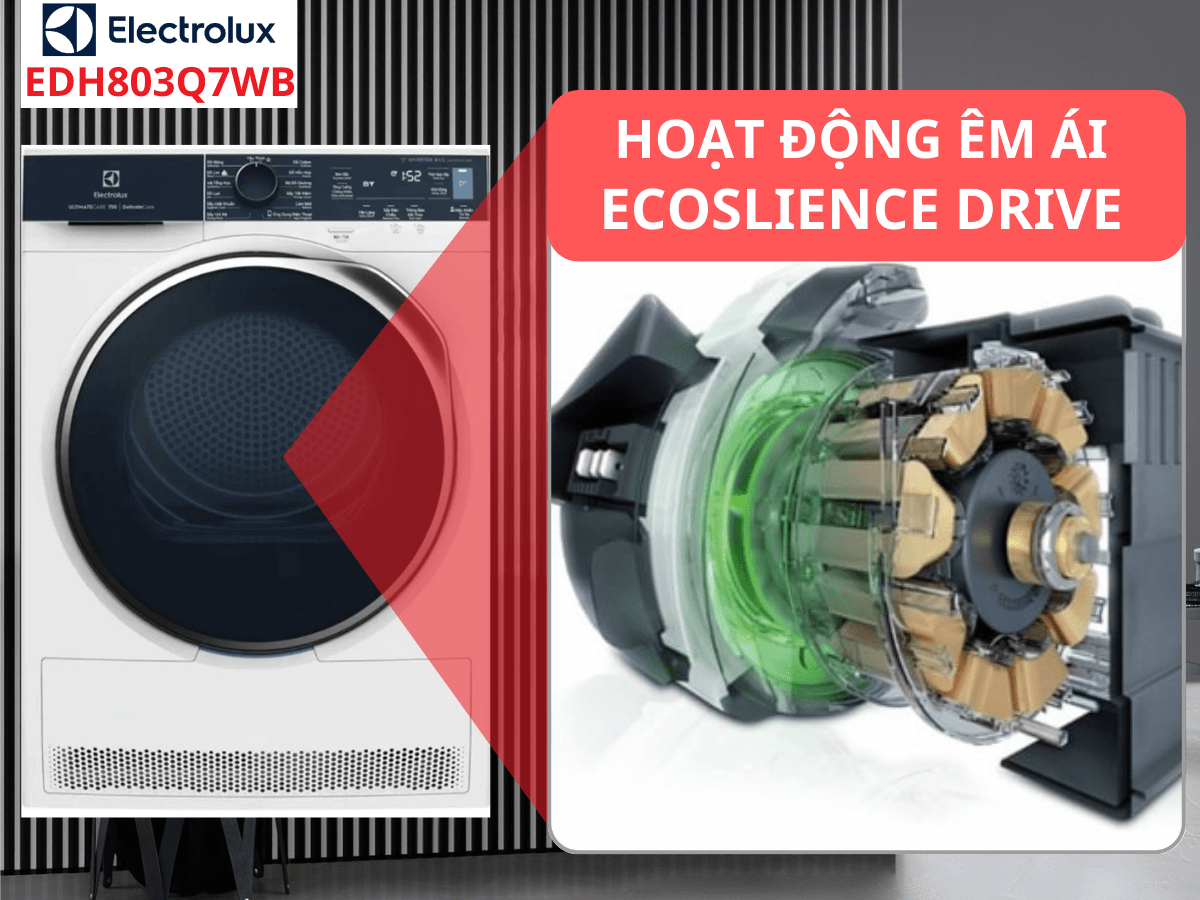 Máy sấy quần áo Electrolux EDH803Q7WB