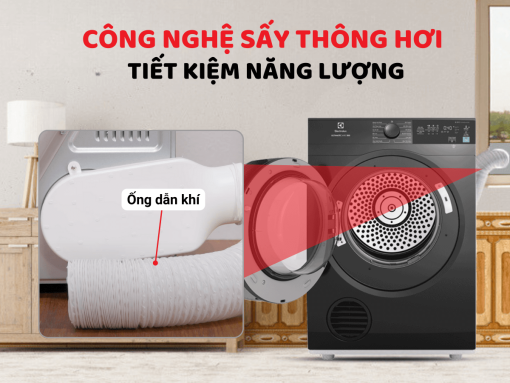 Máy sấy quần áo Electrolux EDV854N3SB