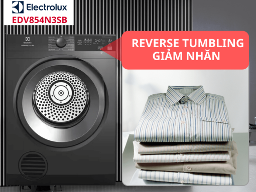 Máy sấy quần áo Electrolux EDV854N3SB