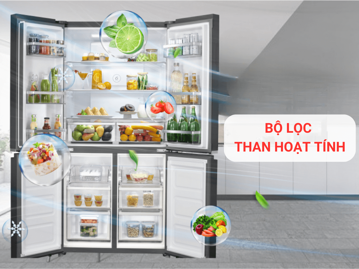 Bộ lọc than hoạt tính kháng khuẩn, khử mùi