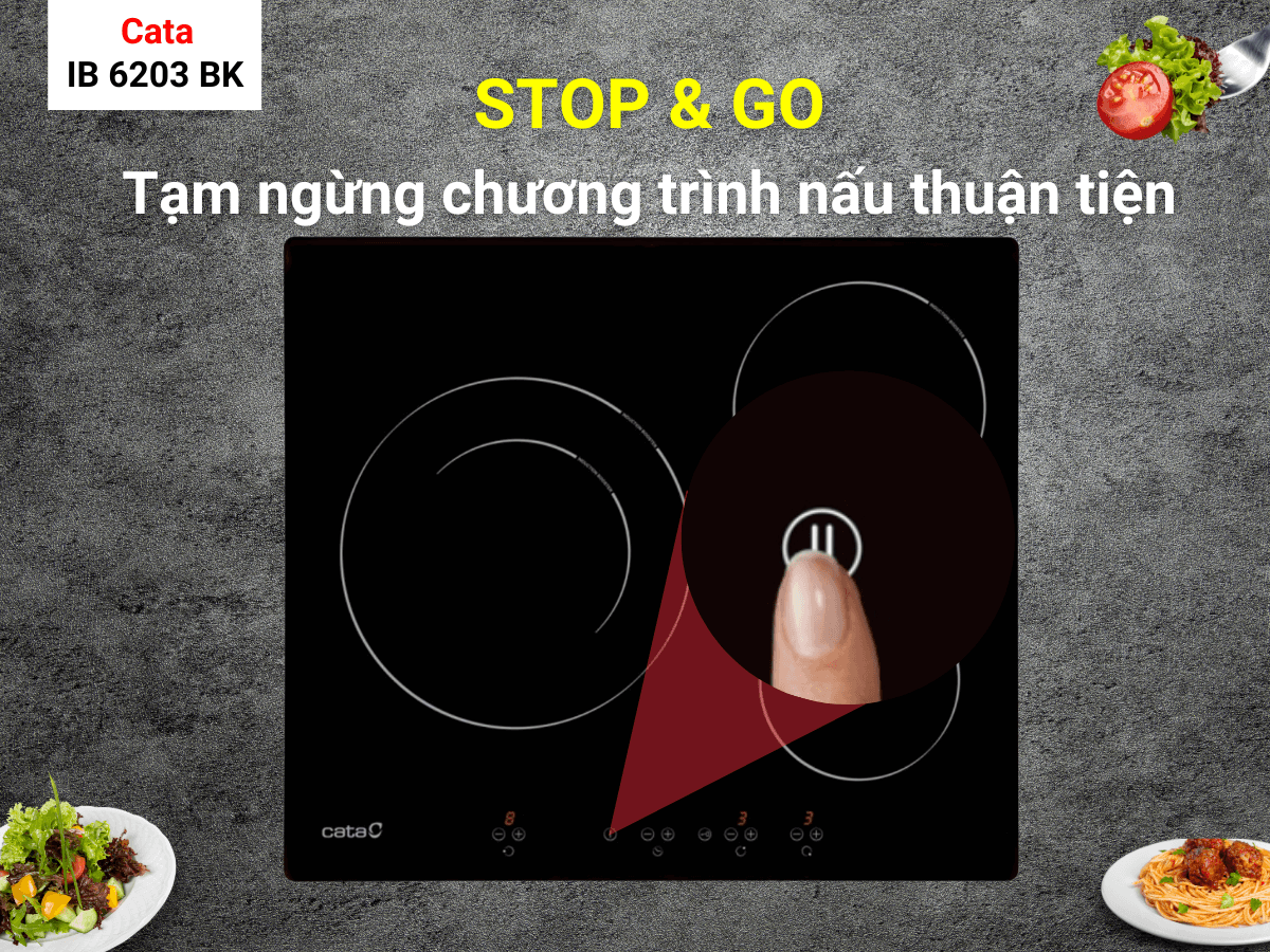 Bếp từ Cata IB 6203 BK