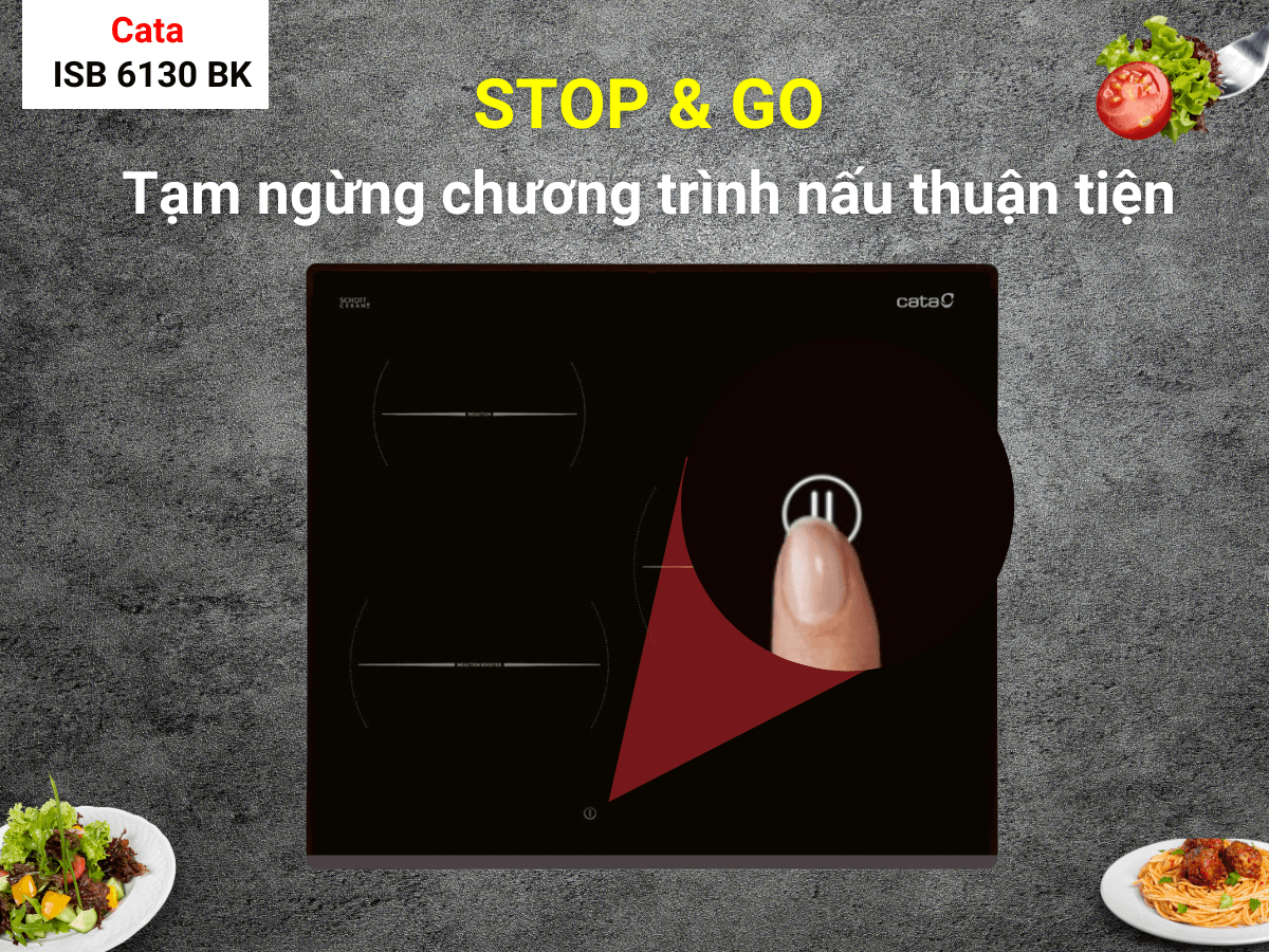 Bếp từ Cata ISB 6130 BK