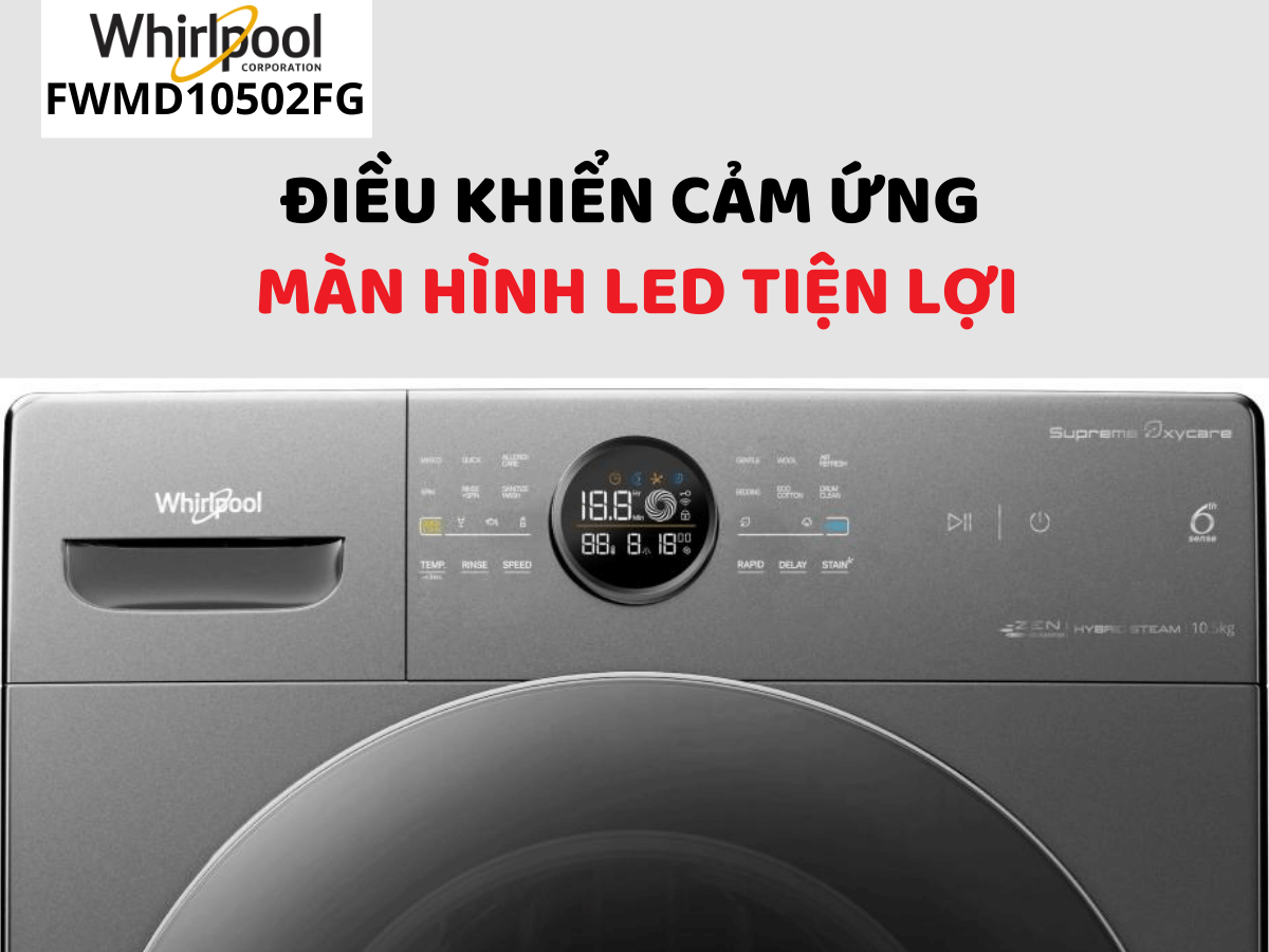 Máy giặt Whirlpool FWMD10502FG (10.5kg)