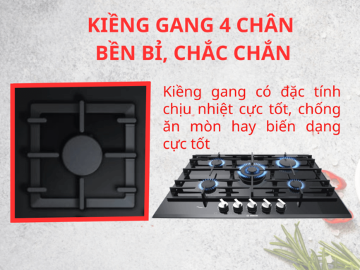 Kiềng gang 4 chân bền bỉ, chắc chắn