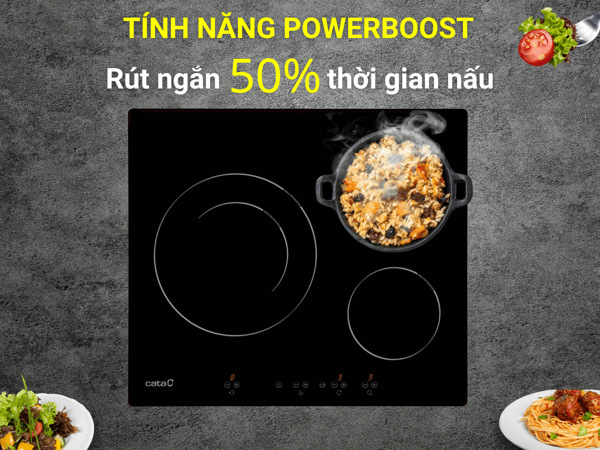 Bếp từ Cata IB 6203 BK