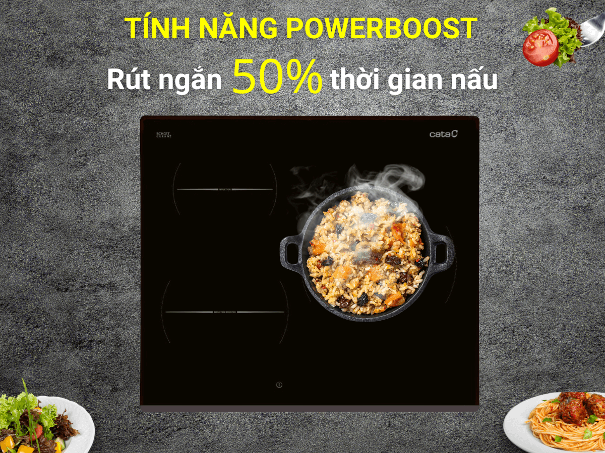 Bếp từ Cata ISB 6130 BK