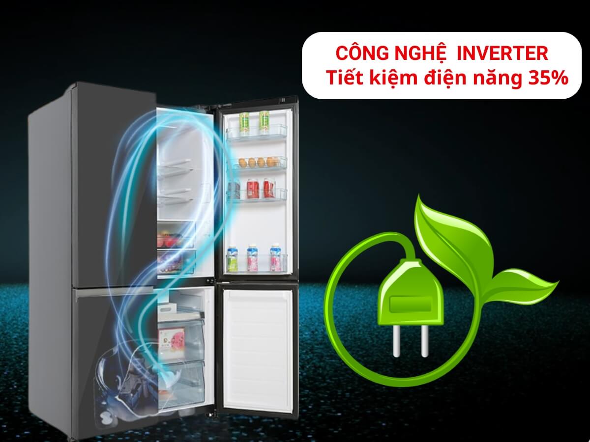 Công nghệ Inverter và cảm biến nhiệt Eco tiết kiệm điện