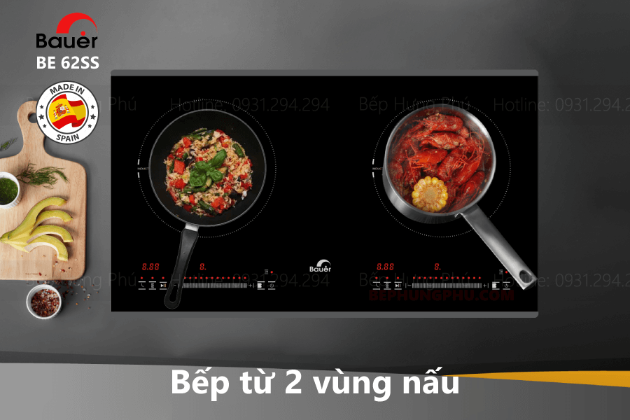 BẾP TỪ BAUER BE 62SS