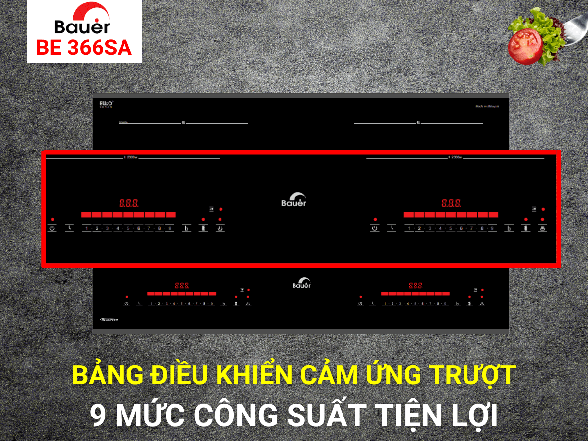 bếp từ bauer be 366sa