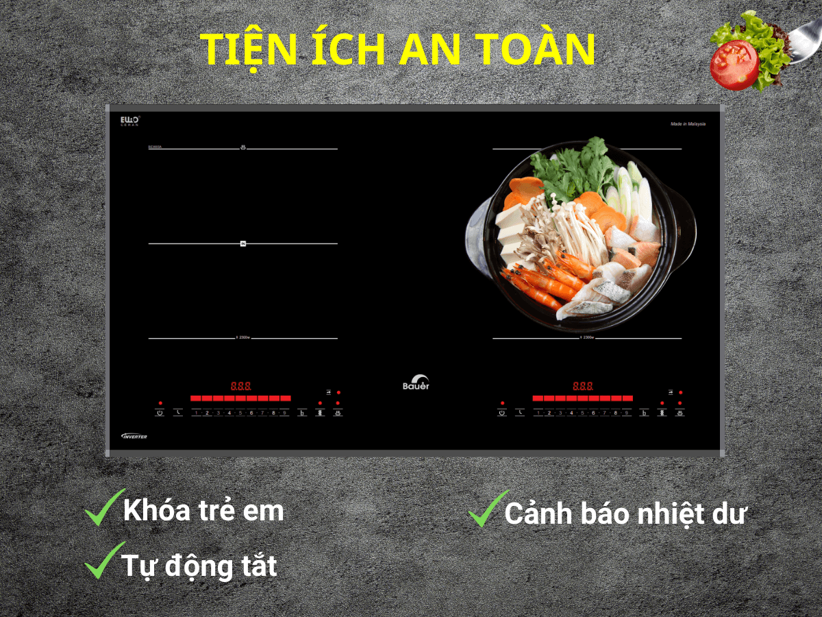 Bếp từ Bauer BE 366SA