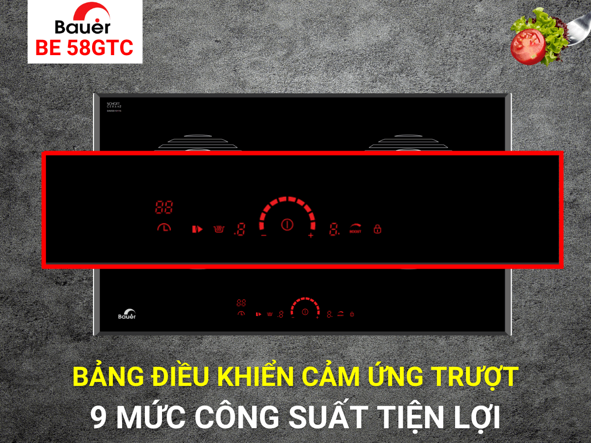 Bếp từ Bauer BE 58GTC