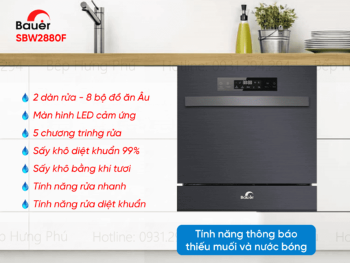 Máy rửa bát Bauer SBW2880F
