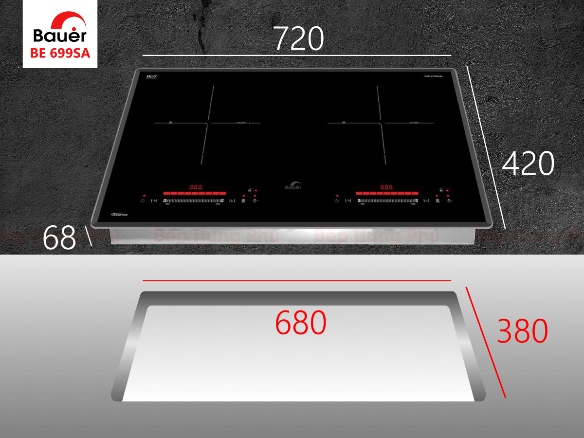 Bếp từ Bauer BE 699SA