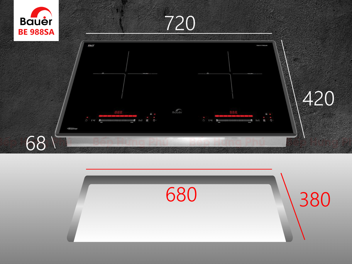 Bếp từ Bauer BE 988SA