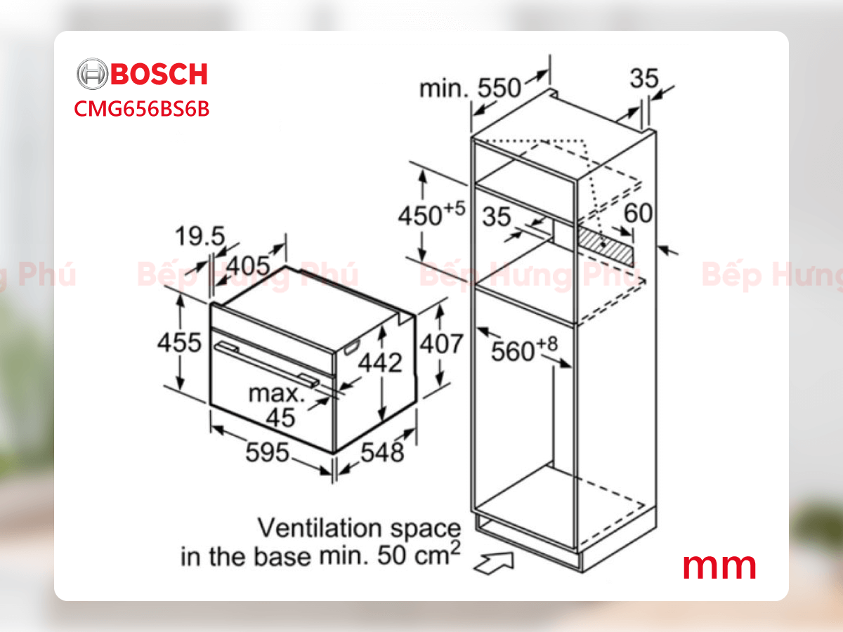 Lò nướng Bosch CMG656BS6B