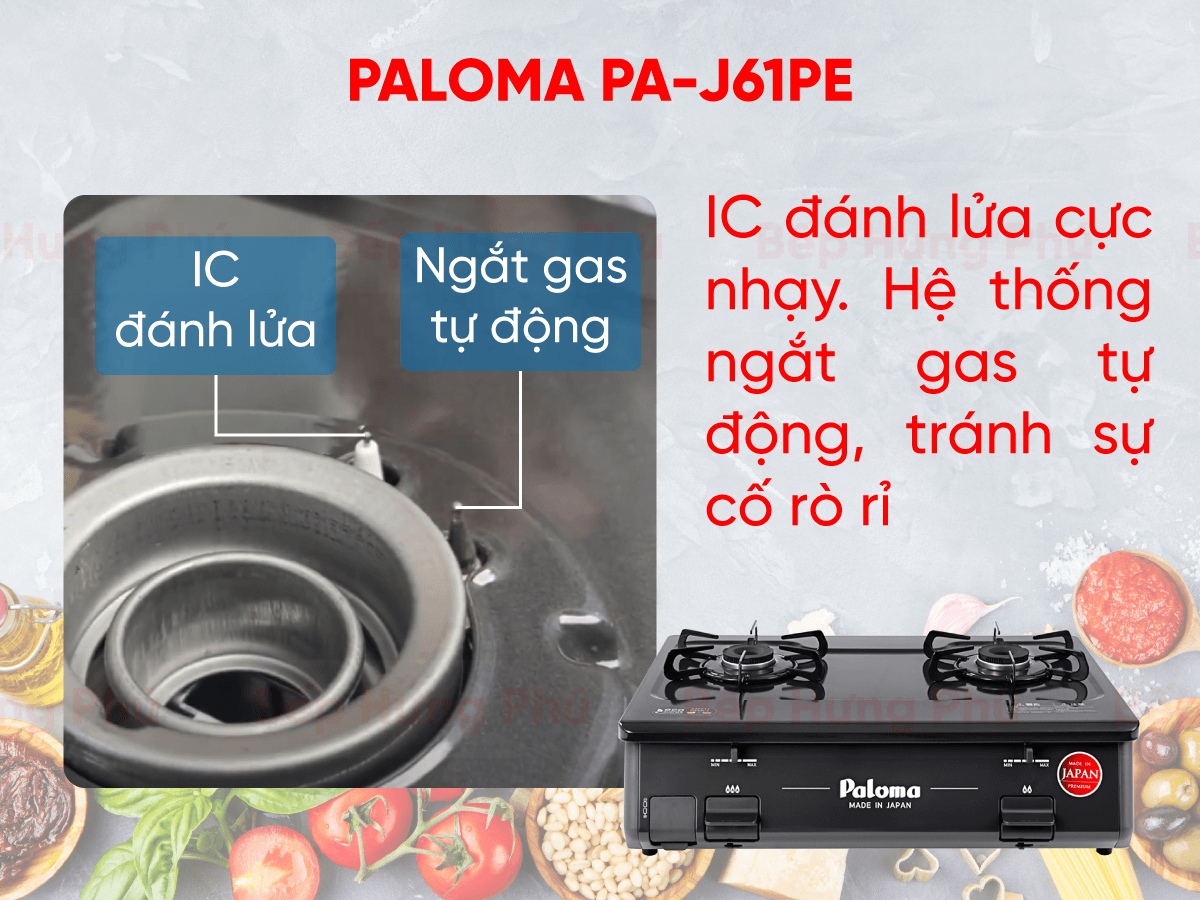 Bếp gas Paloma PA-J61PE