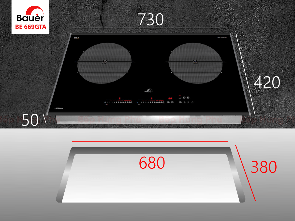 Bếp từ Bauer BE 669GTA