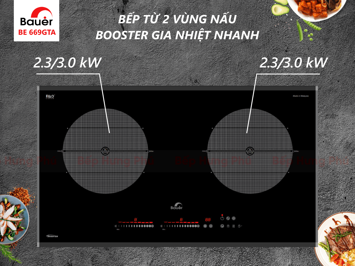 Bếp từ Bauer BE 669GTA