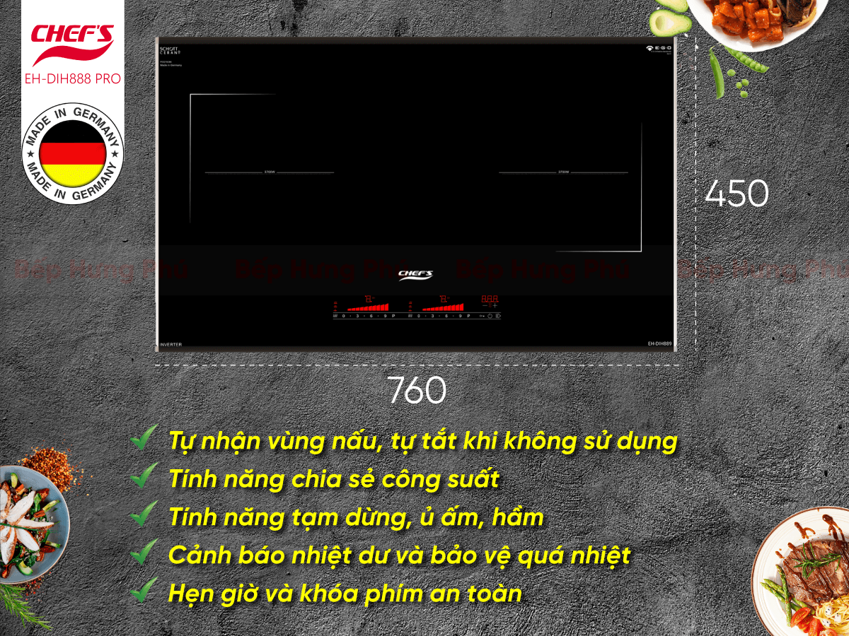 Bếp từ Chefs EH-DIH888 PRO