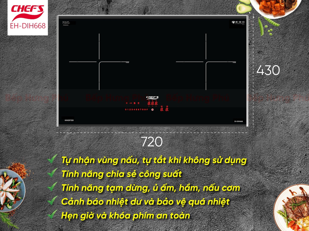 Bếp từ Chefs EH-DIH668