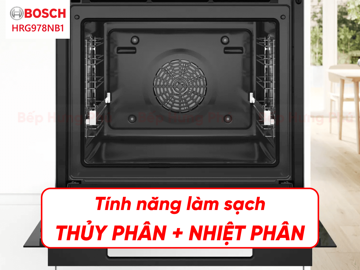 Lò nướng kết hợp hấp Bosch HRG978NB1