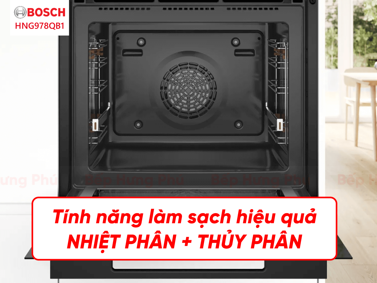 Lò nướng kết hợp vi sóng và hấp Bosch HNG978QB1